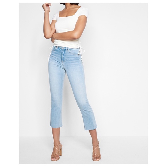 Express Denim - NWT | Express Straight Crop High Rise Jeans